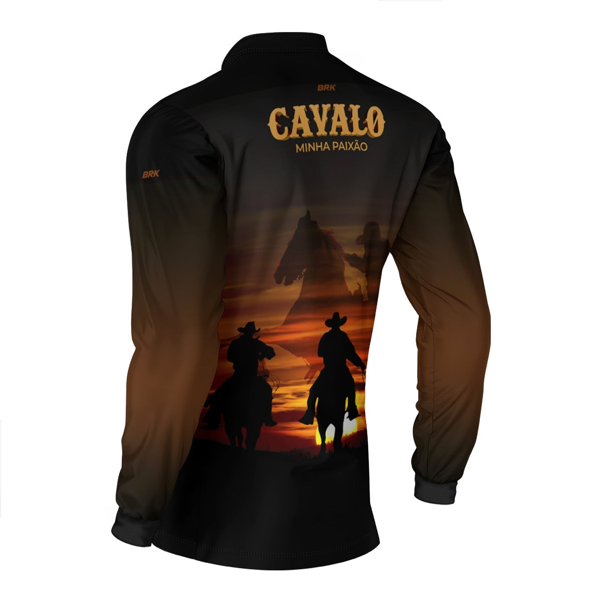 Camisa Agro Brk Eu Sou do Agro Cavalos Minha Paixão com Proteção UV50