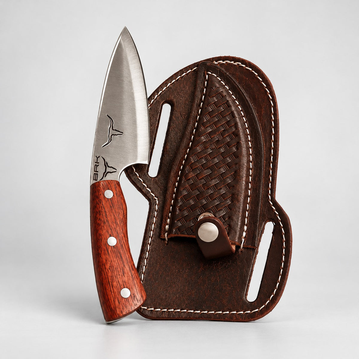 Faca Rodeio 5" Bainha Marrom