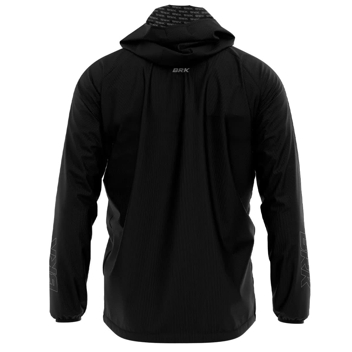 Jaqueta Corta Vento Brk Agro Black Repelente à Água com Proteção Solar UV50+ - Brk Agro