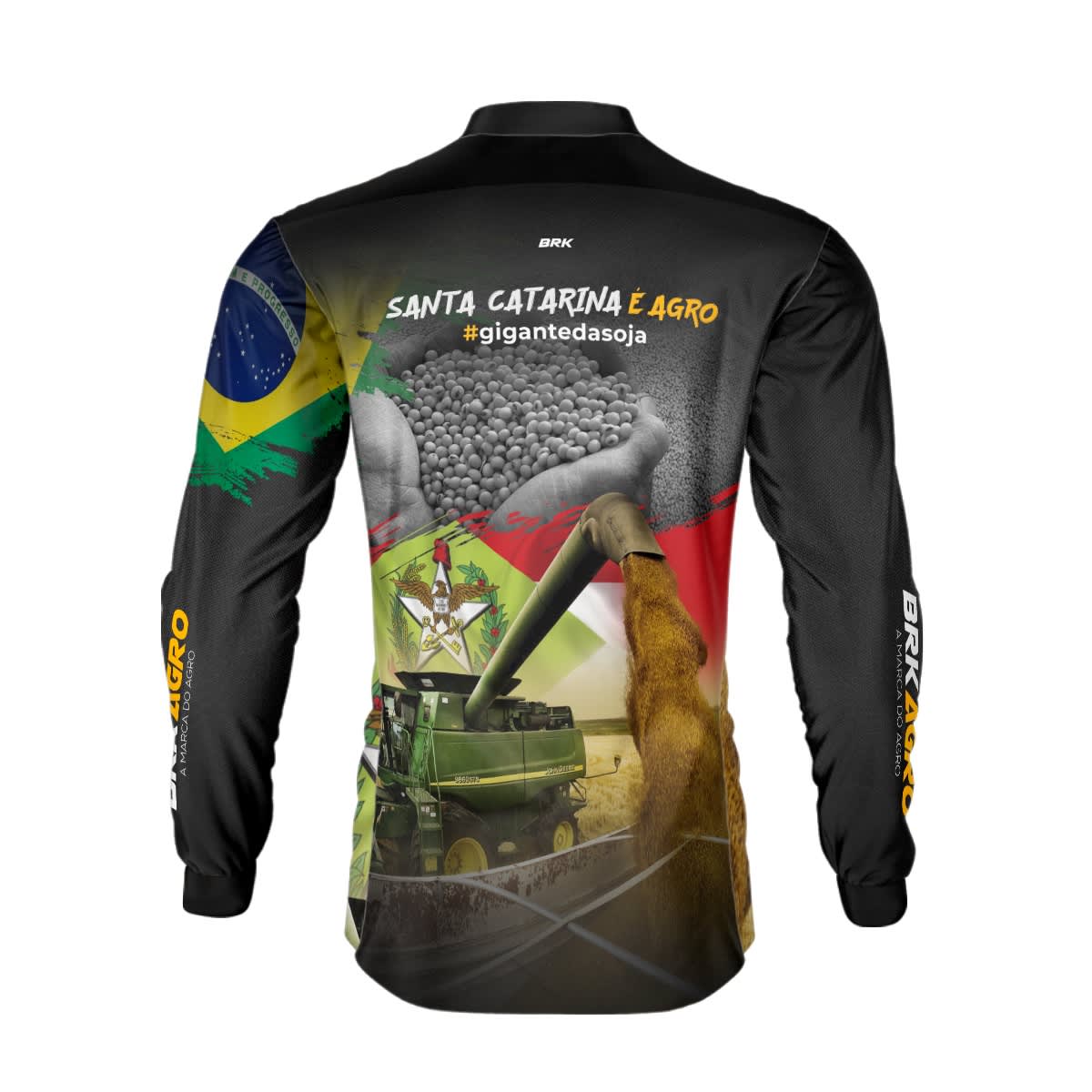 Camisa Agro Brk Made in Roça Branca com Proteção Solar UV50+ - Brk Agro