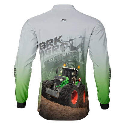 Camisa Agro Brk Trator Vario 1000 Clara com Proteção Solar UV50+ - Brk Agro