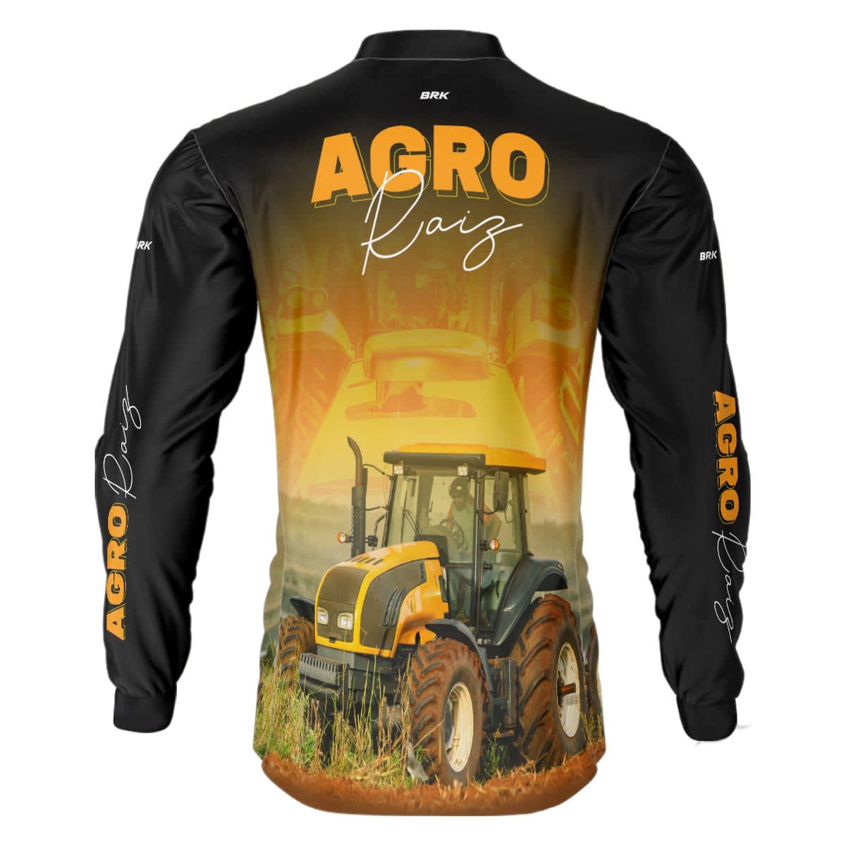 Camisa Agro Brk Trator Agro Raiz com UV50+ - Brk Agro
