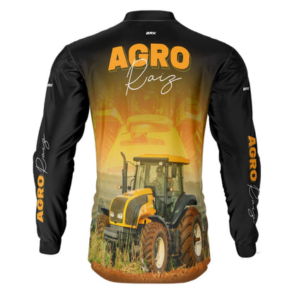 Camisa Agro Brk Trator Agro Raiz com UV50+ - Brk Agro