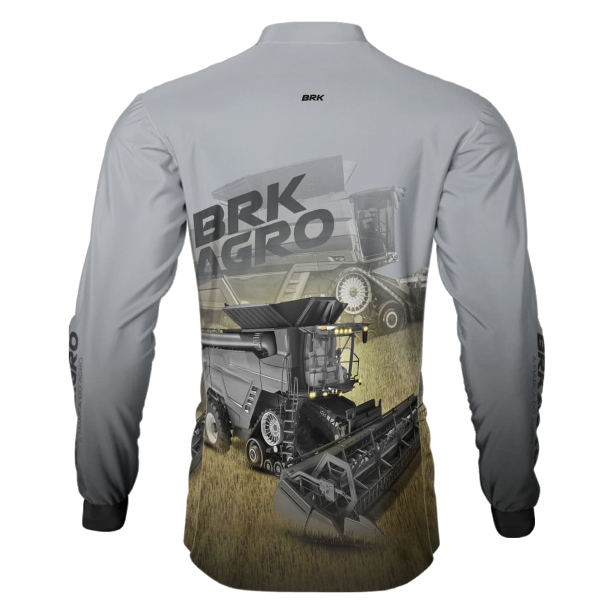 Camisa Agro Brk Colheitadeira Ideal Clara com Proteção Solar UV50+ - Brk Agro