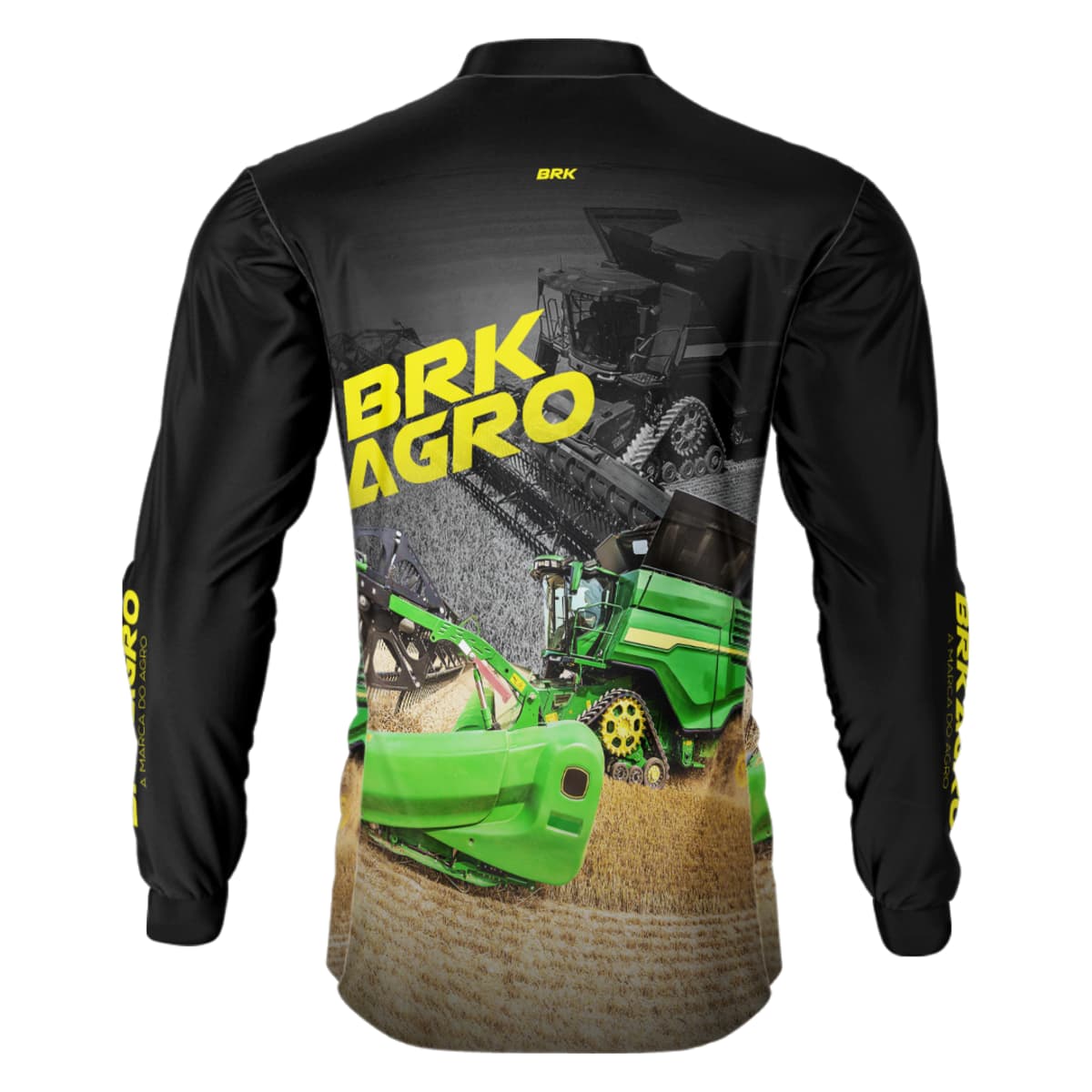 Camisa Agro Brk Trator Colheitadeira X9 com Proteção Solar UV50+ - Brk Agro