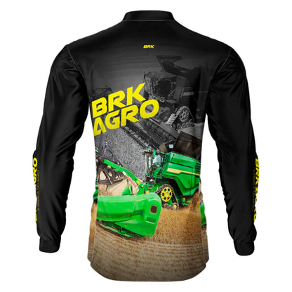 Camisa Agro Brk Trator Colheitadeira X9 com Proteção Solar UV50+ - Brk Agro