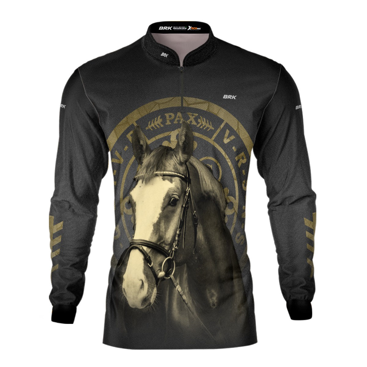 Camisa Agro Brk Medalhão de São Bento Cavalo com UV50+ - BRK AGRO