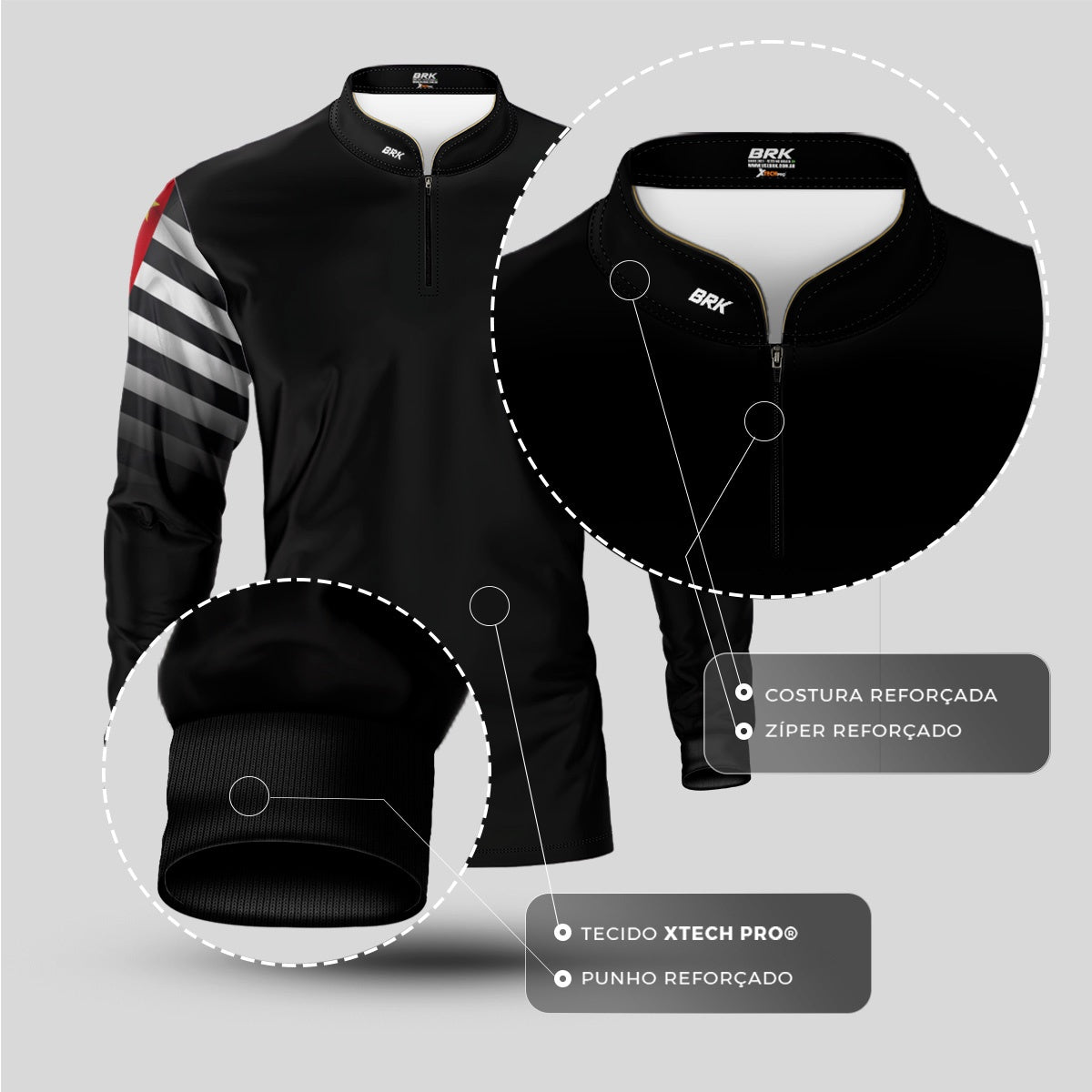 Camisa Brk São Paulo com Proteção U50 - Brk Agro