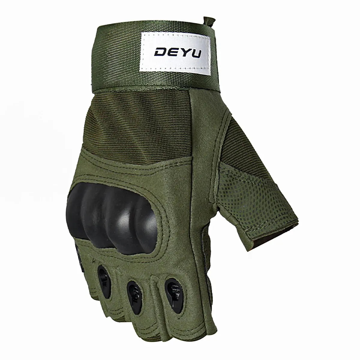 Luva Esportiva Tática Meio Dedo Dorsal - Brk Agro