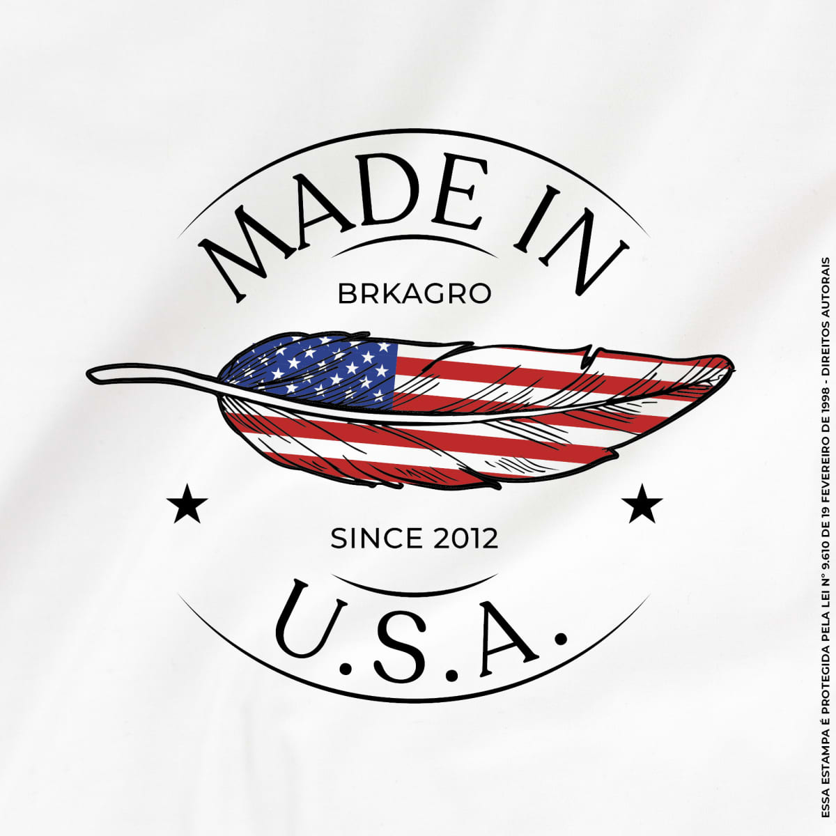 Camiseta Agro Brk Made In Usa Algodão Premium - Brk Agro