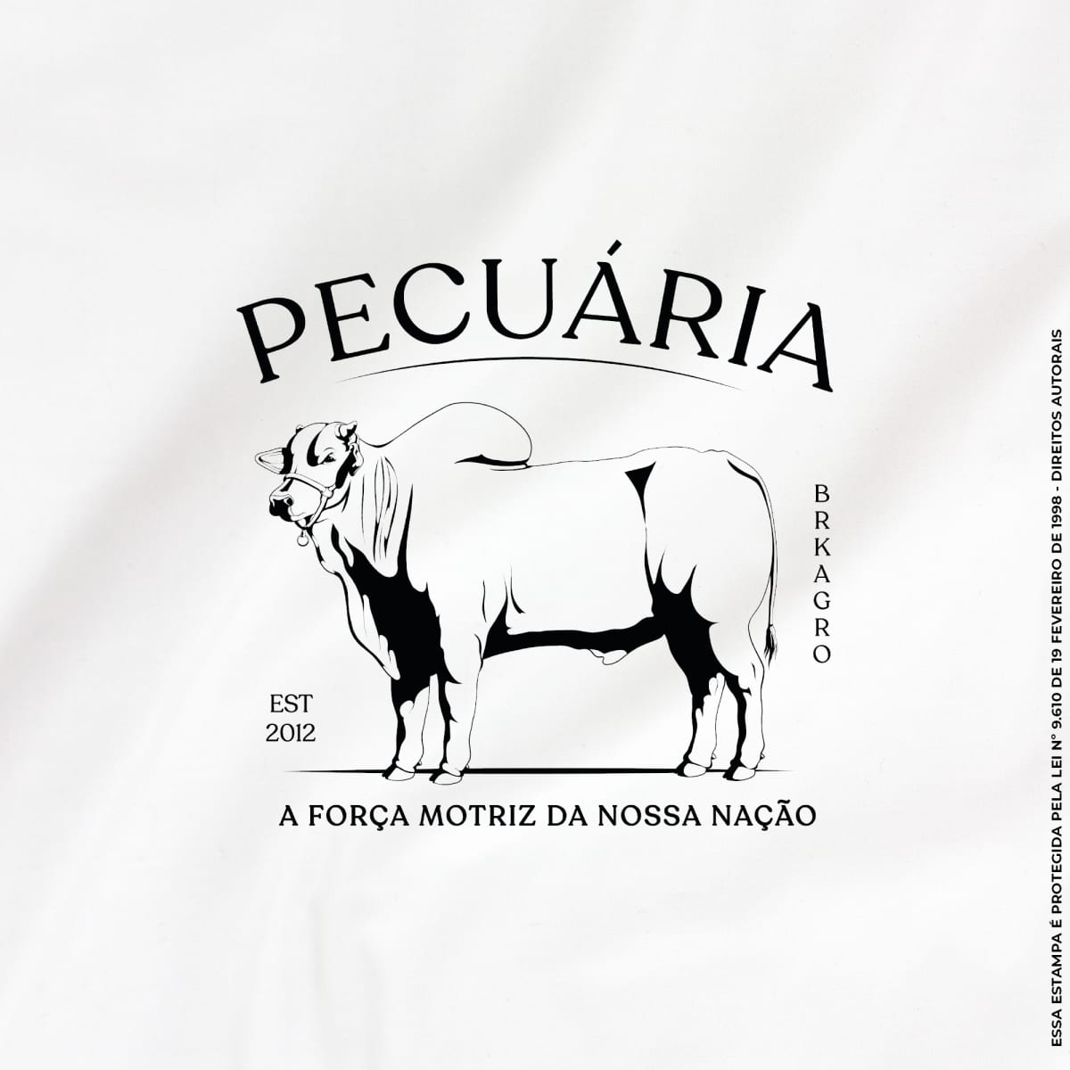 Camiseta Agro Brk Nelore Pecuária com Algodão Premium - Brk Agro