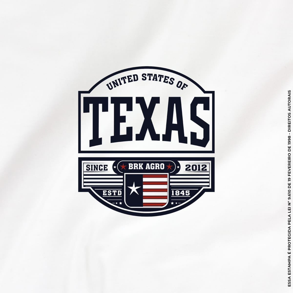 Camisa Agro Brk States of Texas com Algodão Premium - Brk Agro
