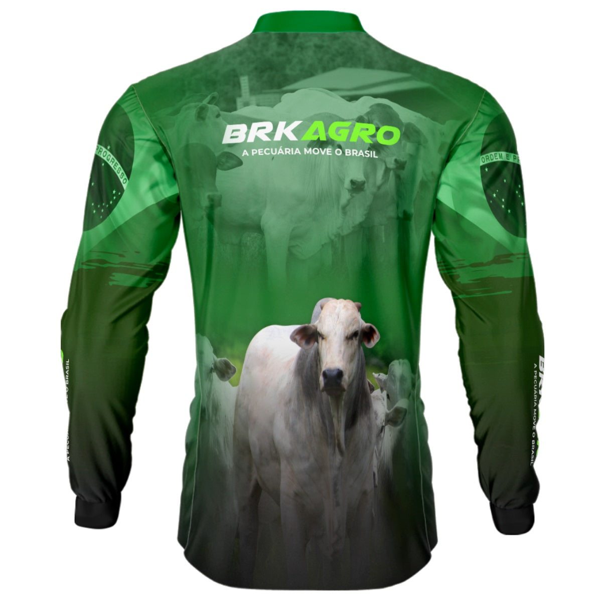 Camisa Agro Brk Nelore com UV50+ - Brk Agro