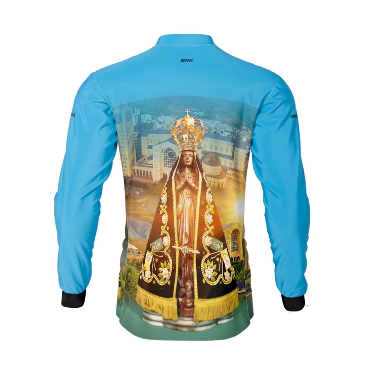 Camisa Agro Brk Azul Nossa Senhora com Proteção Solar UV50+ - Brk Agro