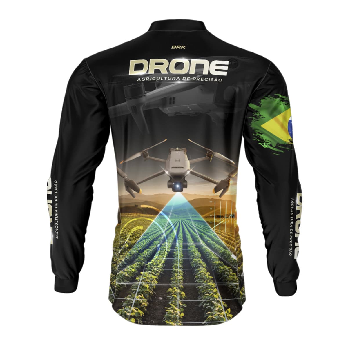Camisa Agro Brk Drone de Monitoramento com Proteção Solar UV50+ - Brk Agro