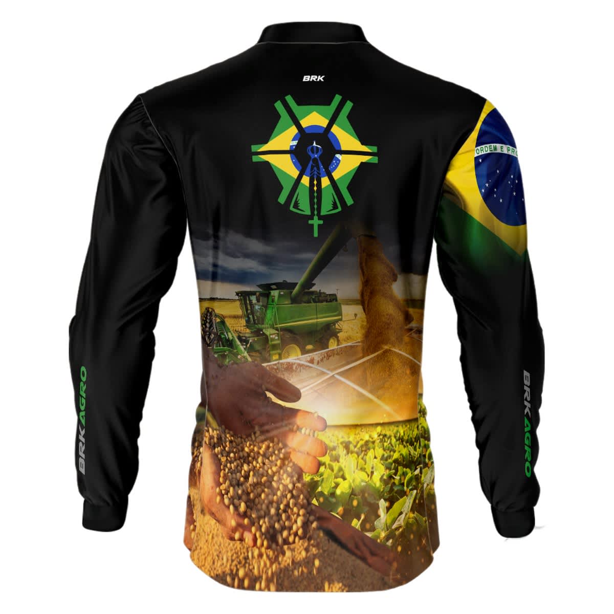 Camisa Agro Brk Agronomia Brasil com Proteção UV50+ - BRK AGRO