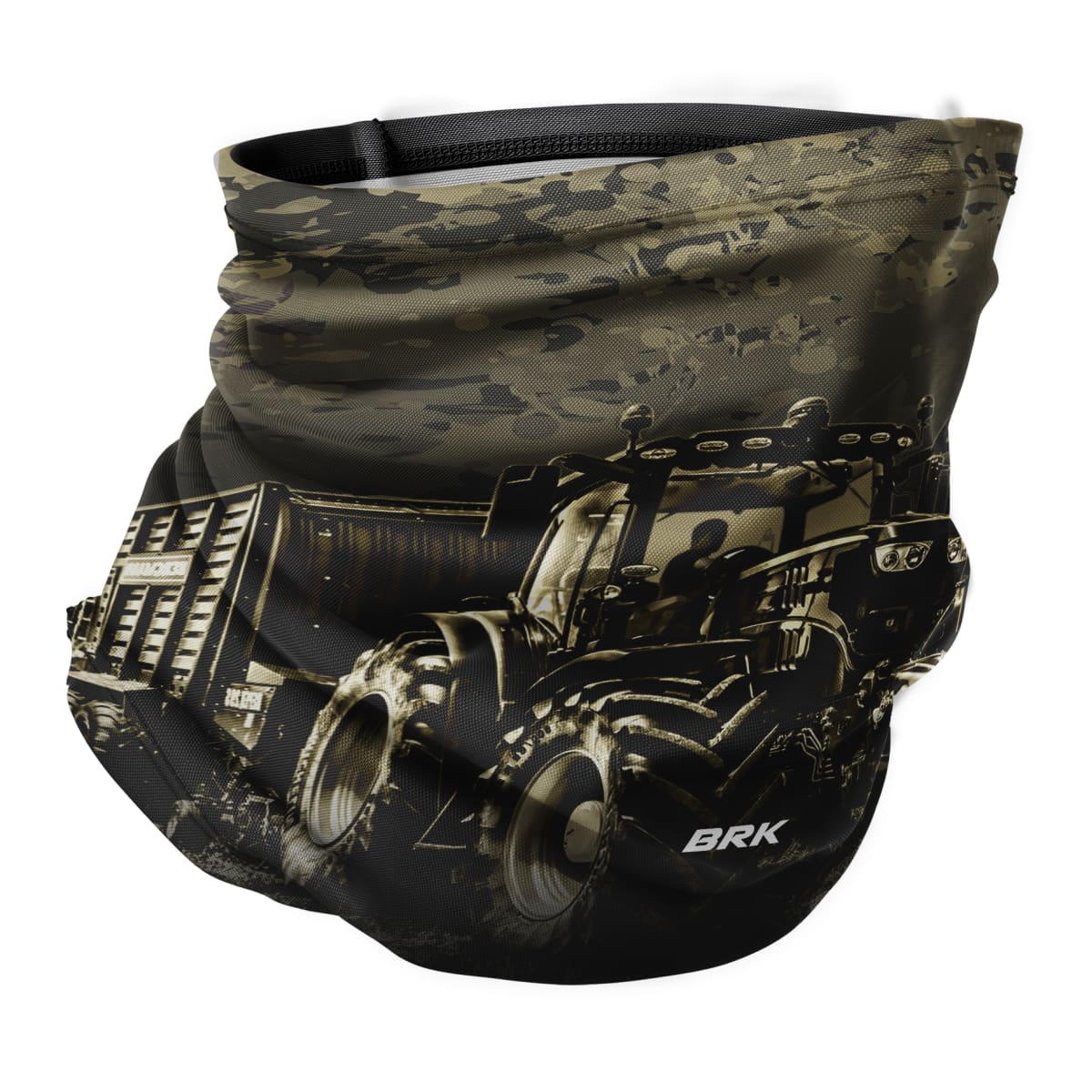 Bandana Tubeneck Agro Brk Verde Camuflado Trator Transporte com Proteção Solar UV50+ - Brk Agro