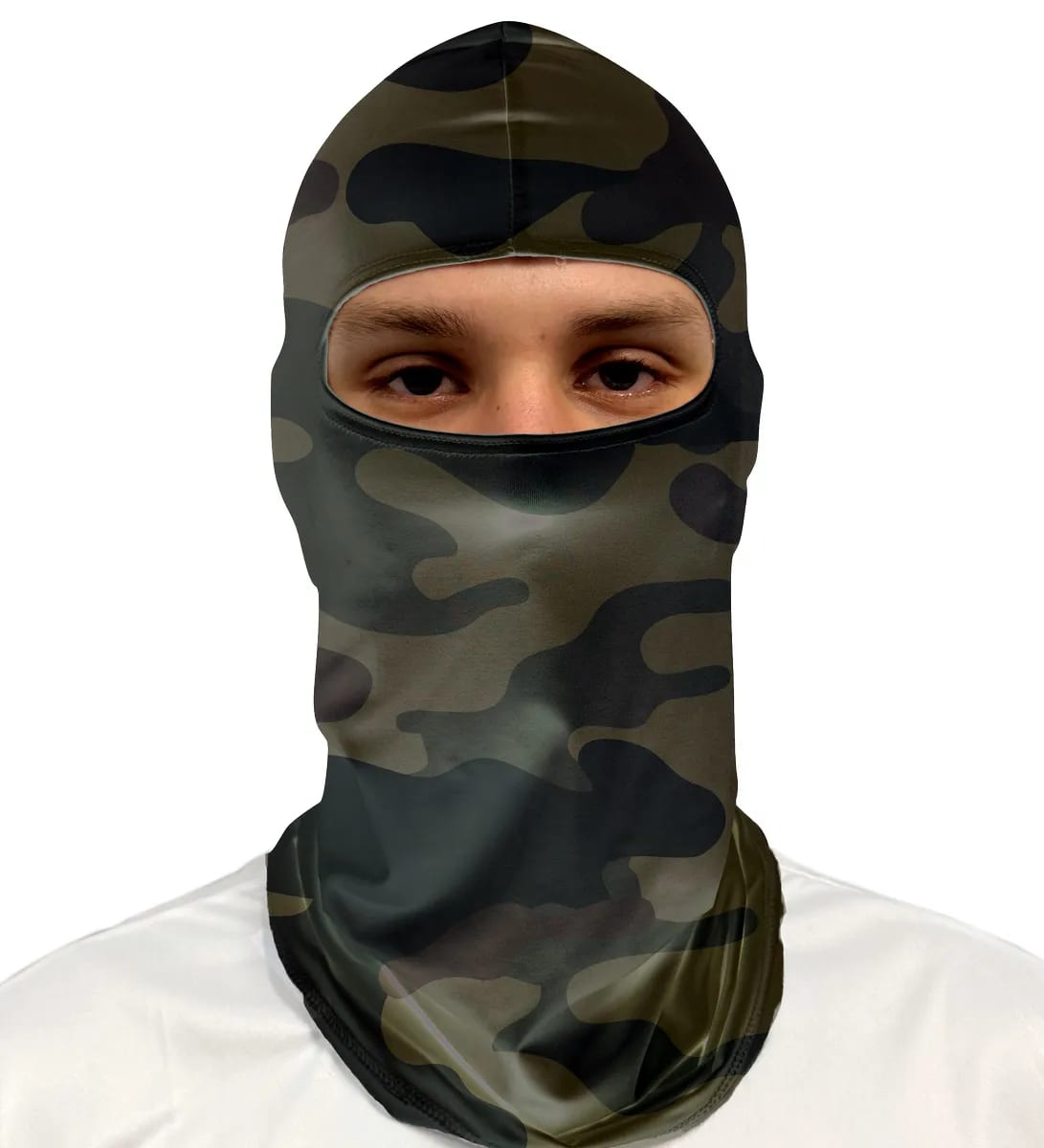 Balaclava Tubeneck Brk Camuflada Floresta com Prteção Solar UV50+ - Brk Agro