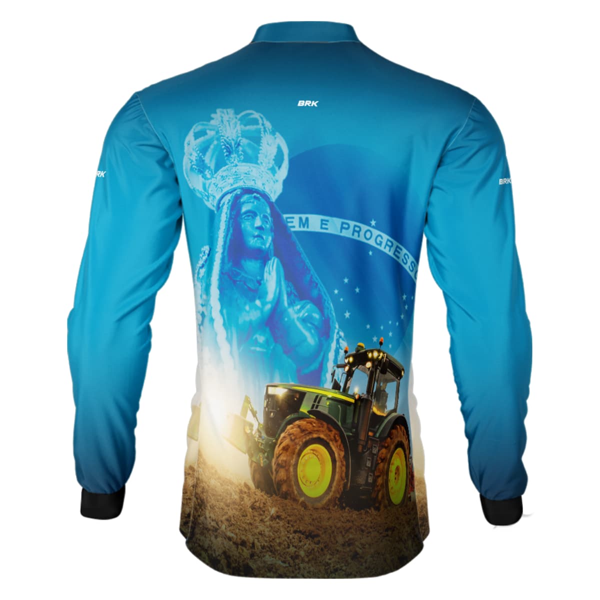 Camisa Agro Brk Padroeira Nossa Senhora com Proteção Solar UV50+ - Brk Agro