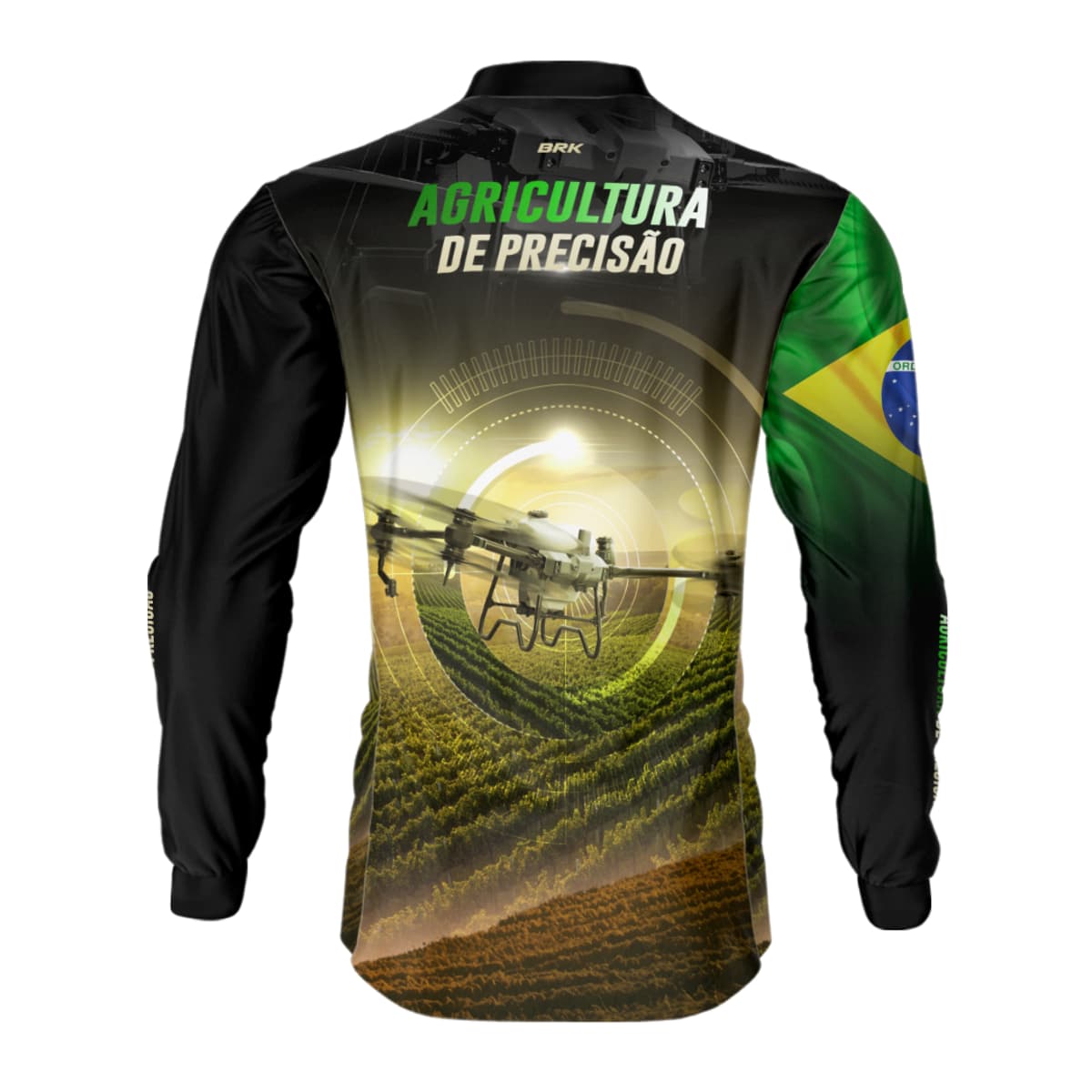 Camisa Agro Brk Drone Agricultura de Precisão com Proteção Solar UV50+ - Brk Agro