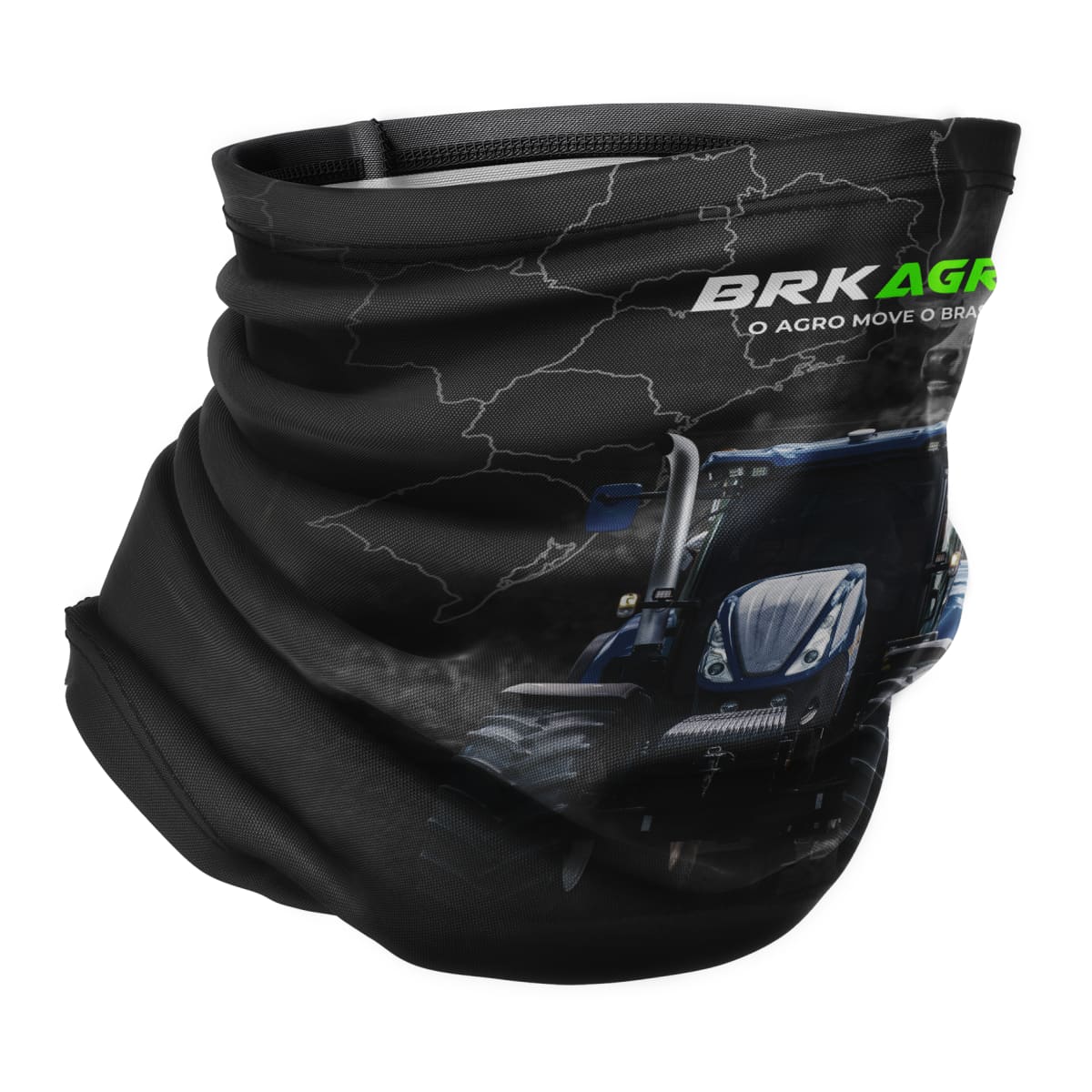 Bandana Tubeneck Agro Brk O Agro Move o Brasil com Proteção Solar UV50+ - Brk Agro