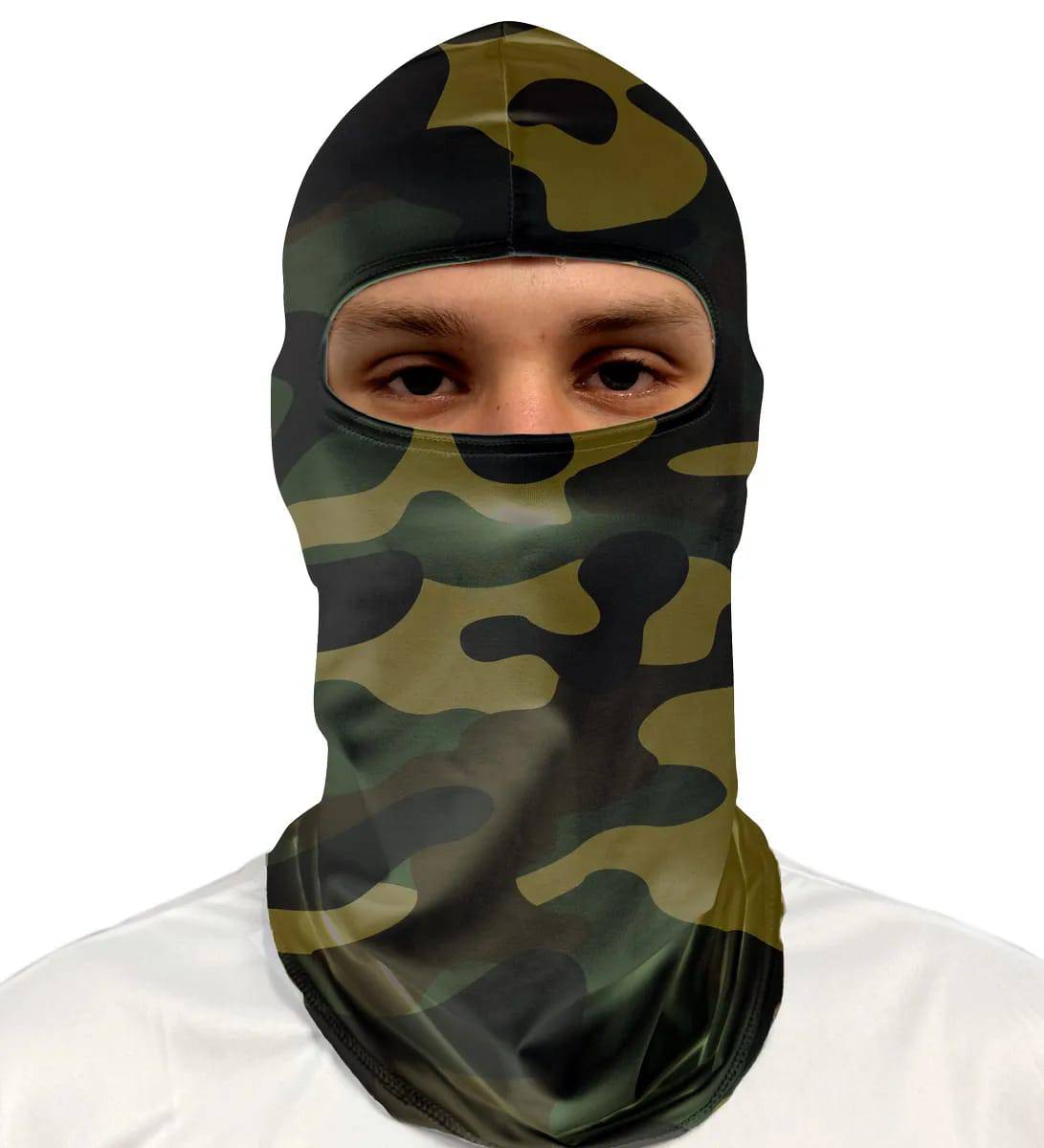 Balaclava Tubeneck Agro Brk Camuflada Floresta Tipo 2 com Proteção Solar UV50+ - Brk Agro