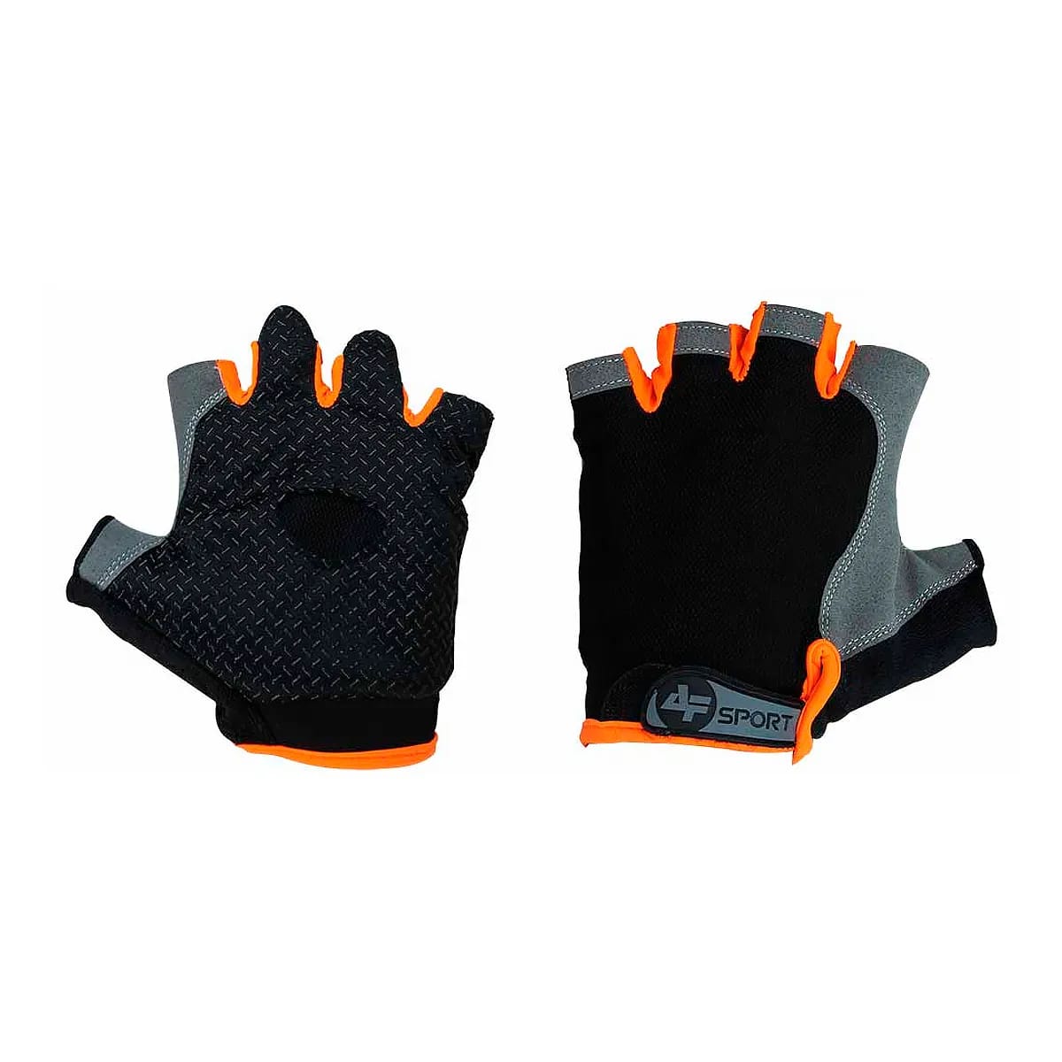 Luva Esportiva Meio Dedo Albatroz YL015 Preto - Brk Agro