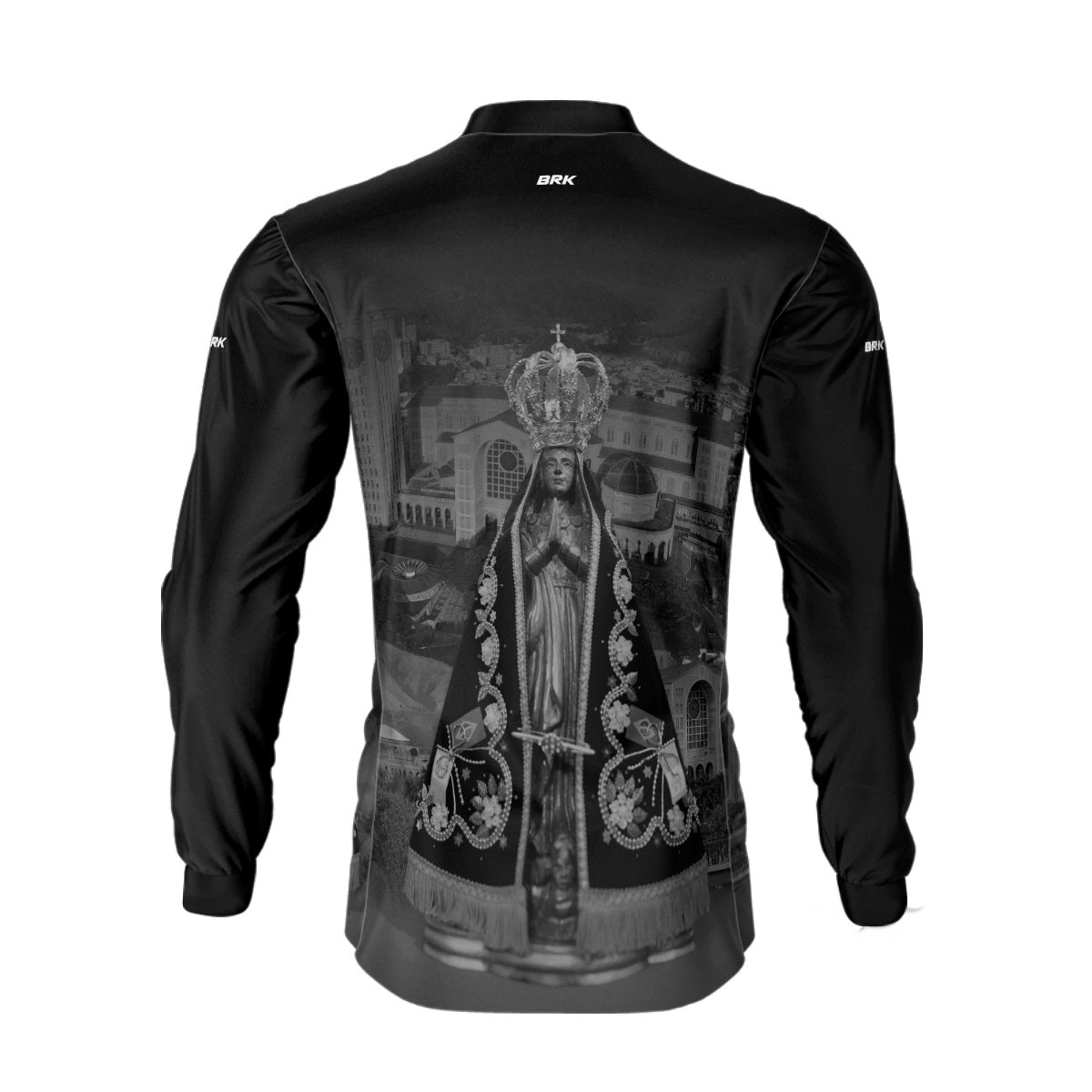 Camisa Agro Brk Preta Nossa Senhora Aparecida com Proteção Solar UV50+ - Brk Agro
