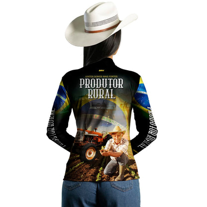Camisa Agro Brk Produtor Rural com Proteção Solar UV50+ - BRK AGRO