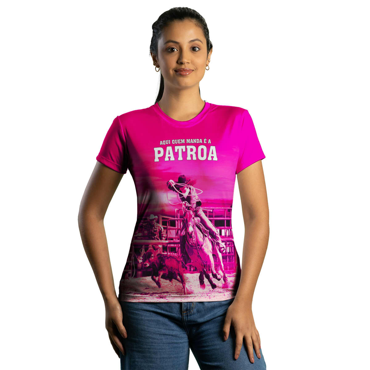 Camiseta Agro Brk Quem Manda é a Patroa com Proteção Solar UV50+ - Brk Agro