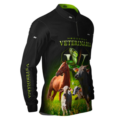 Camisa Agro Brk Medicina Veterinária com Proteção Solar UV50+ - Brk Agro