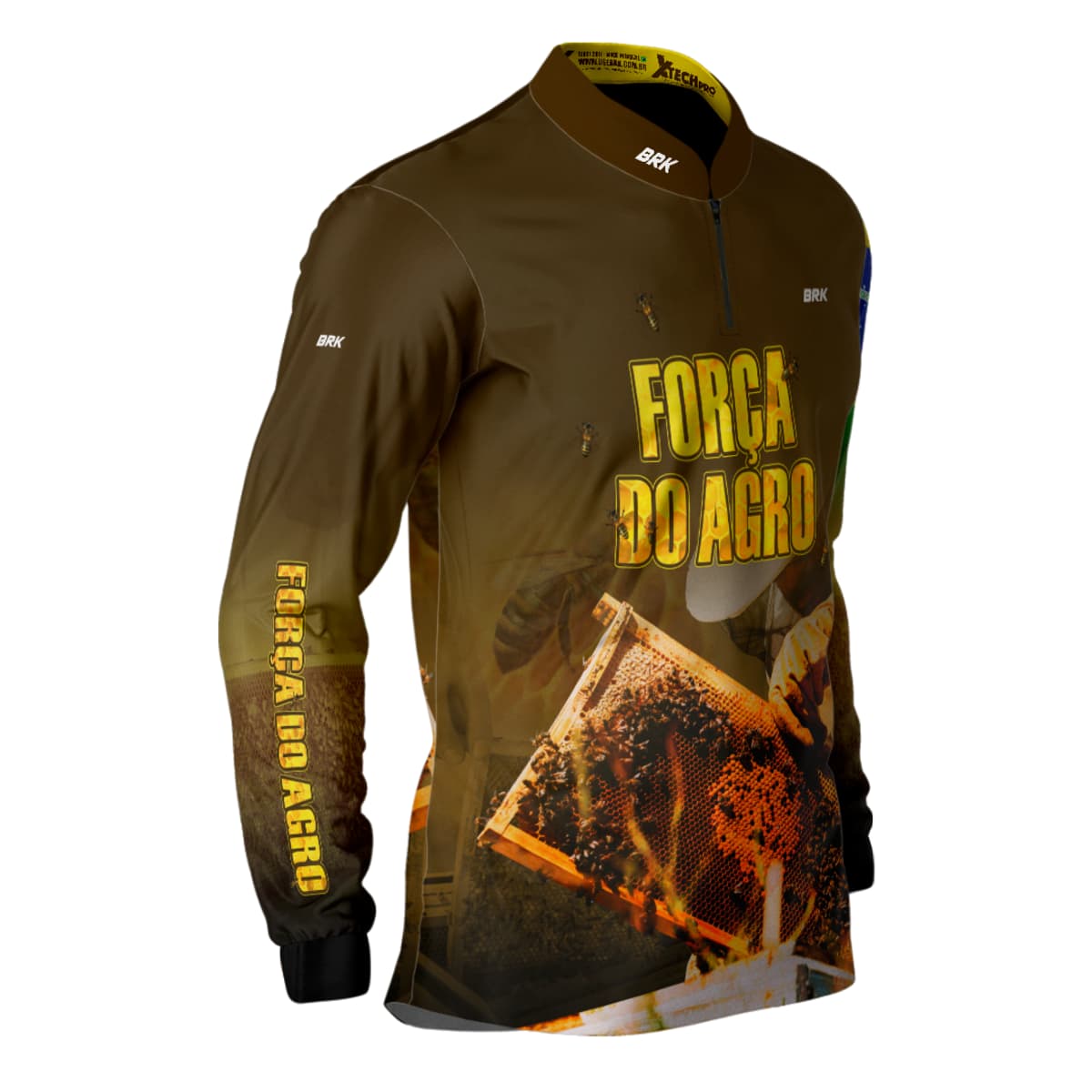 Camisa Agro Brk Apicultor com Proteção Solar UV50+ - Brk Agro
