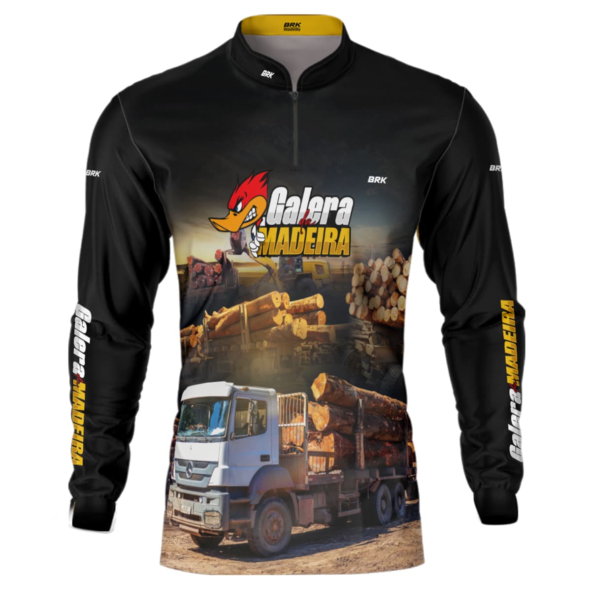 Camisa Agro Brk Madereiro com Proteção Solar UV50+ - Brk Agro