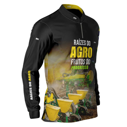Camisa Agro Brk Raízes do Agro com Proteção Solar UV50+ - Brk Agro