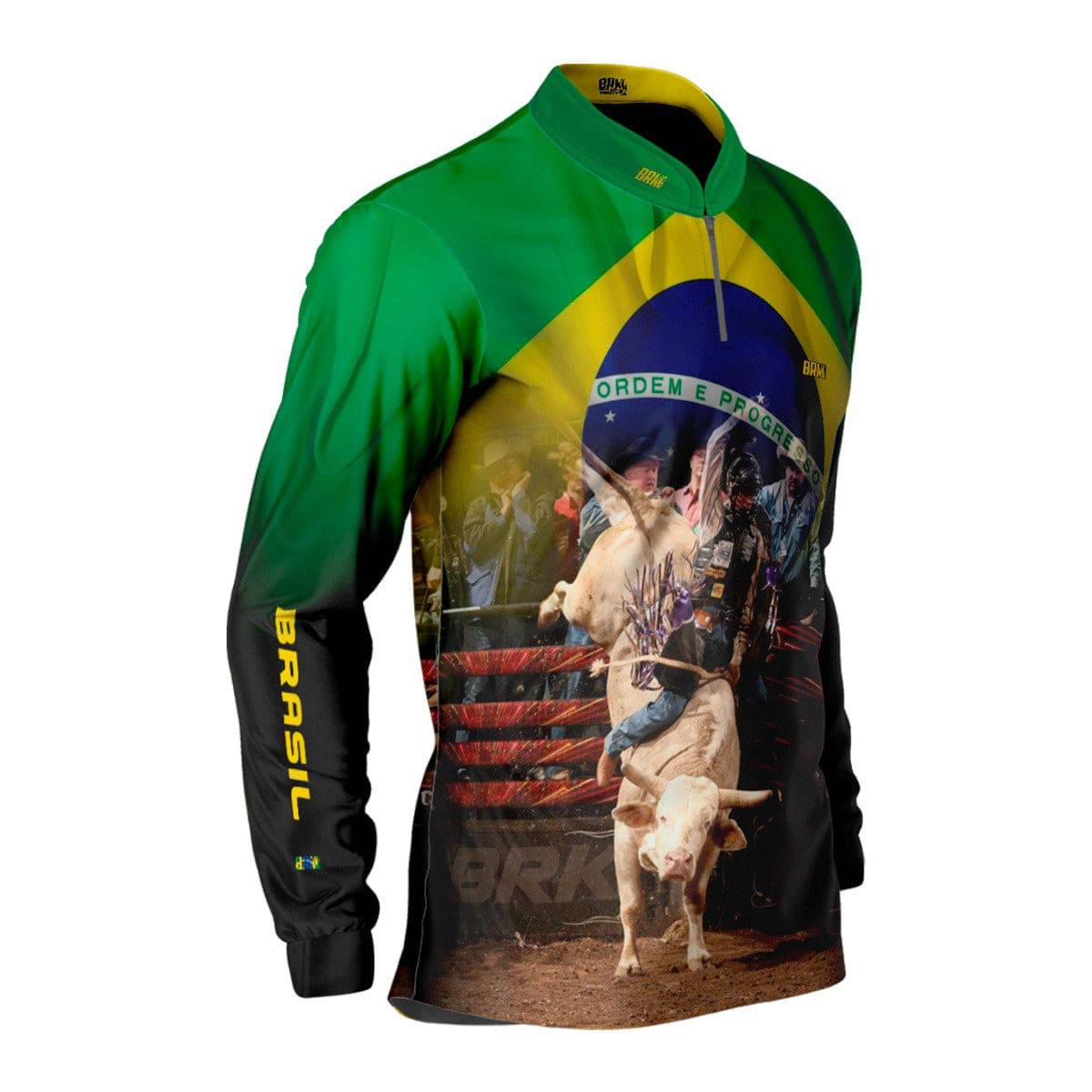Camisa Agro Brk Rodeio Brasil com Proteção Solar UV50+ - BRK AGRO
