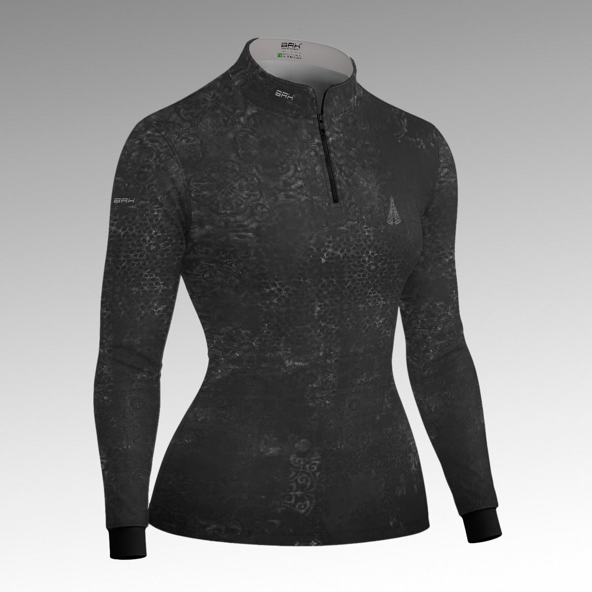 Camisa Feminina Nossa Senhora Aparecida Essence Preta com UV50