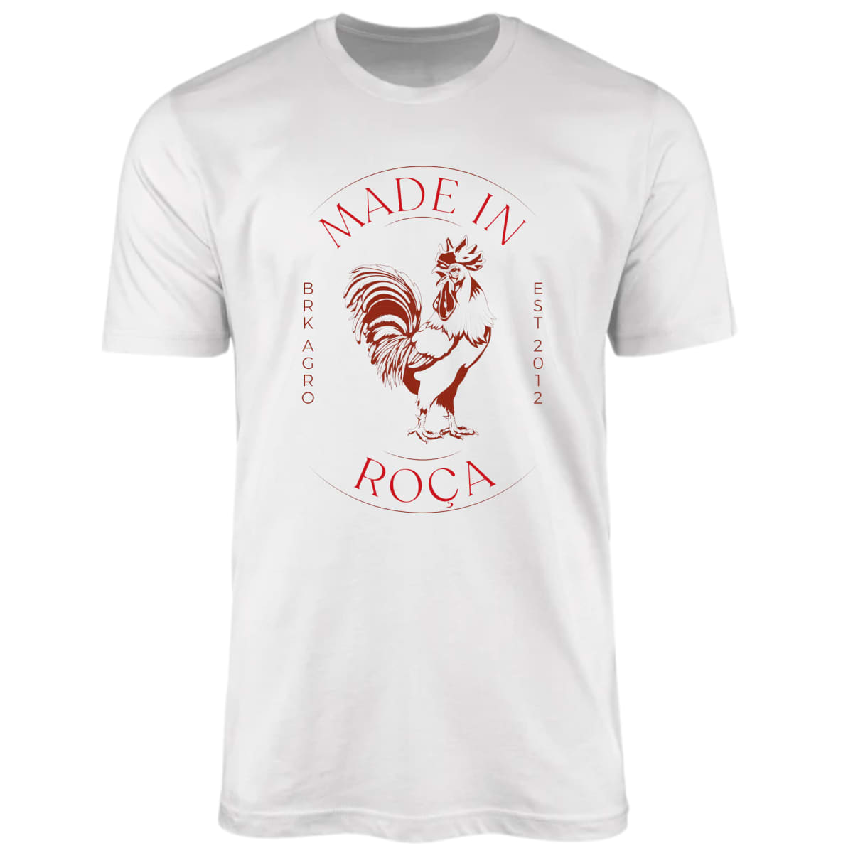 Camiseta Agro Brk Galo Made In Roça com Algodão Premium - Brk Agro