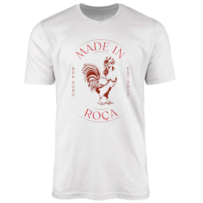 Camiseta Agro Brk Galo Made In Roça com Algodão Premium - Brk Agro