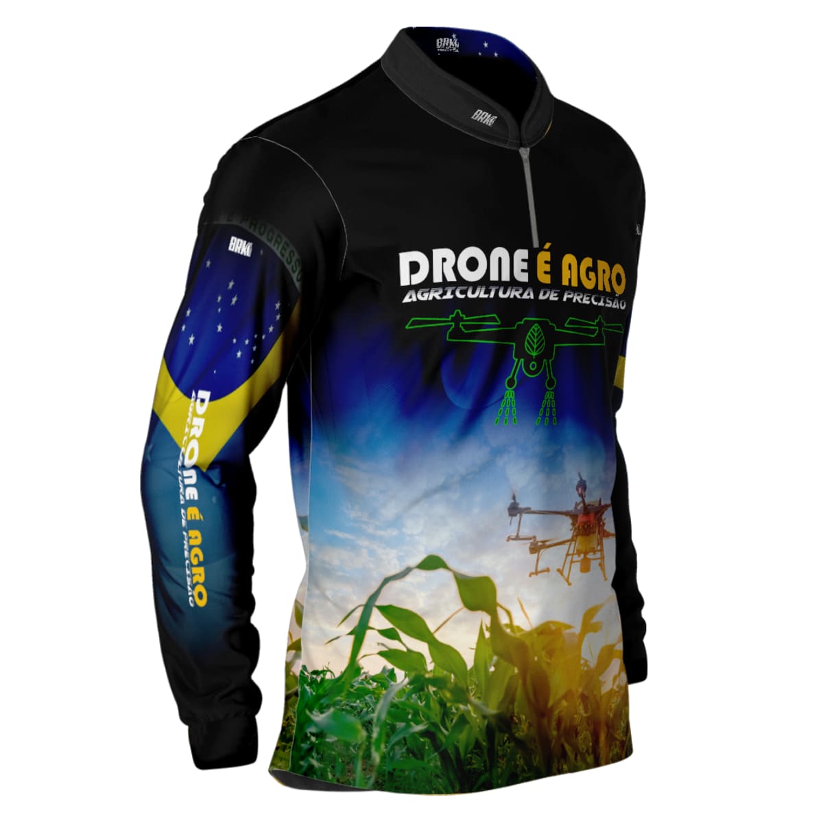 Camisa Agro Brk Drone é Agro com Proteção Solar UV50+ - Brk Agro