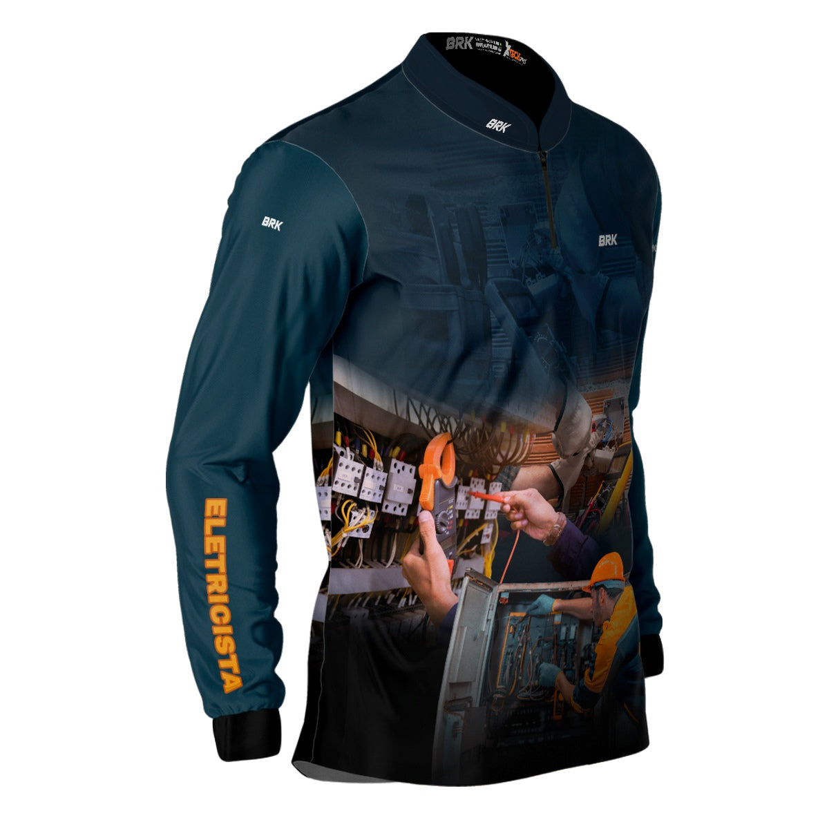 Camisa Brk Profissões Eletricista com Proteção UV50+ - Brk Agro
