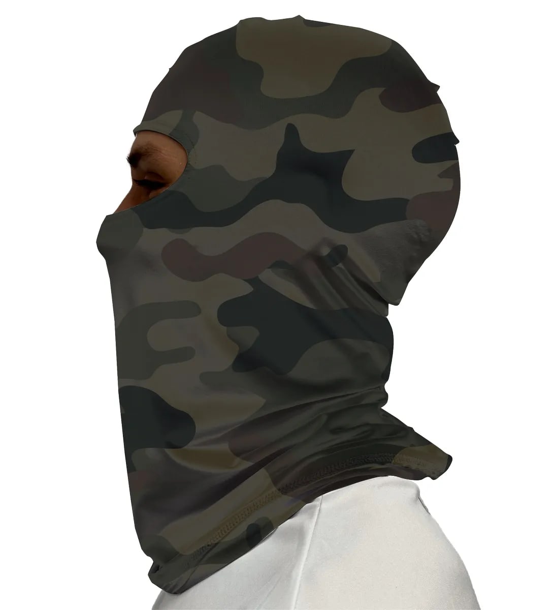 Balaclava Tubeneck Brk Camuflada Floresta com Prteção Solar UV50+ - Brk Agro