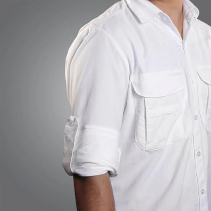 Camisa Work Agro Brk Branca com Proteção Solar UV50+ - Brk Agro