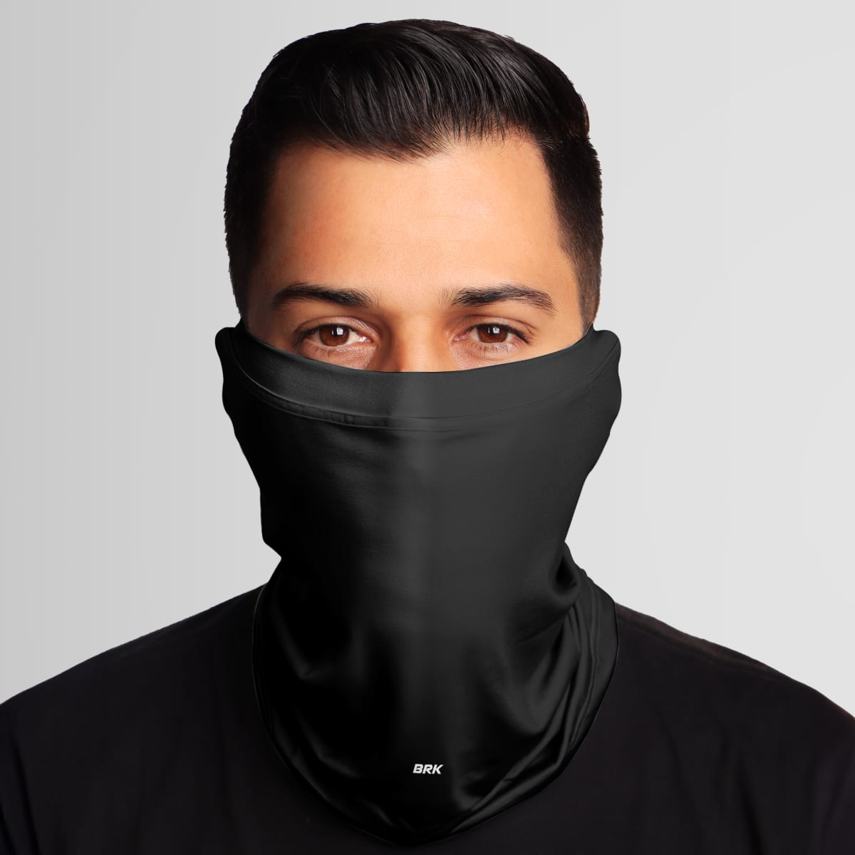 Bandana Tubeneck Agro Brk Preto Liso com Proteção Solar UV50+ - Brk Agro