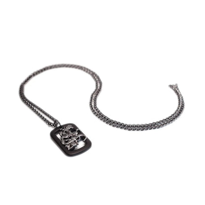 Corrente Pingente Brk Sao Jorge Grafite com Preto - Brk Agro
