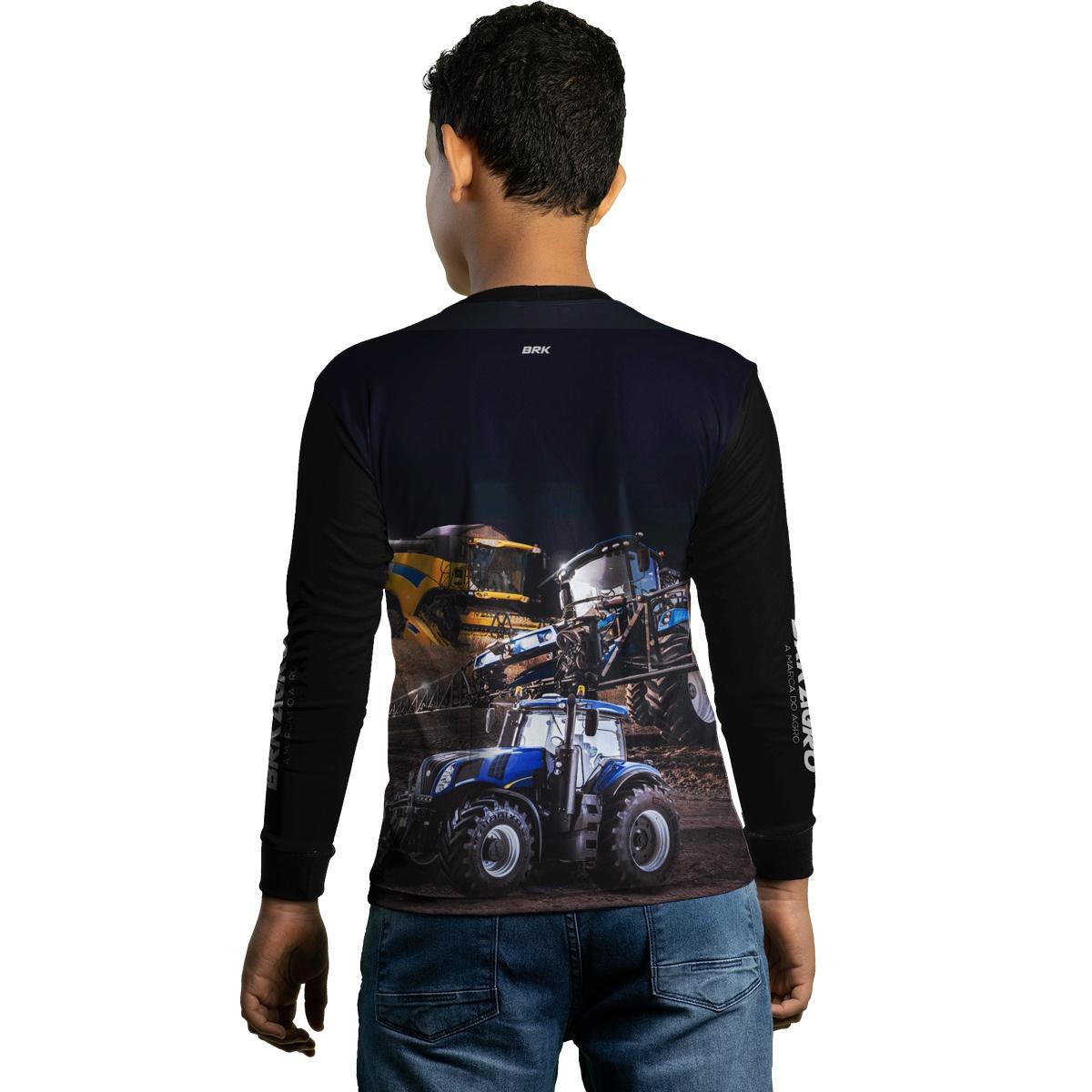Camisa Agro Brk Maquinário Agrícola com Proteção Solar UV50+ - Brk Agro