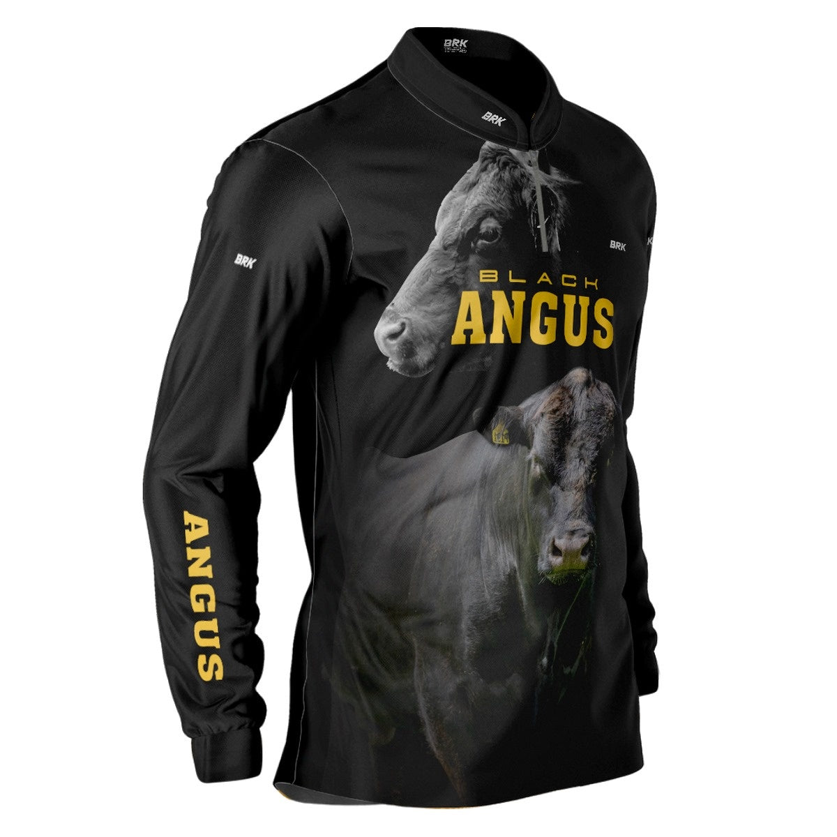 Camisa Agro Brk Black Angus com Proteção Solar UV50+ - BRK AGRO