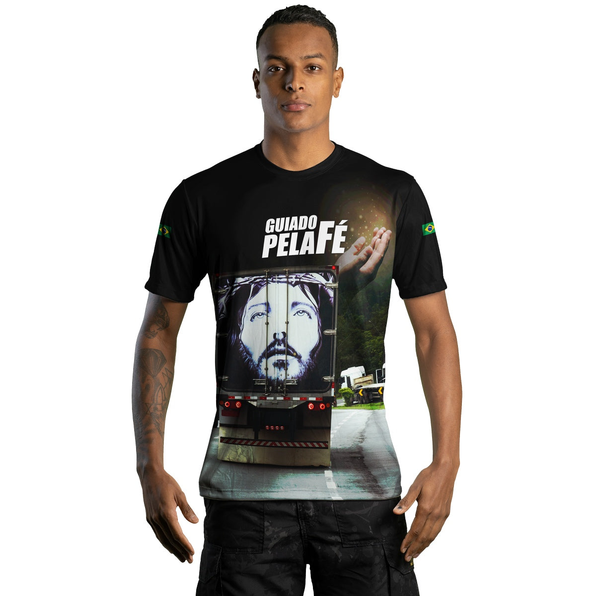 Camiseta Agro Brk Guiado por Deus com Proteção Solar UV50+ - Brk Agro