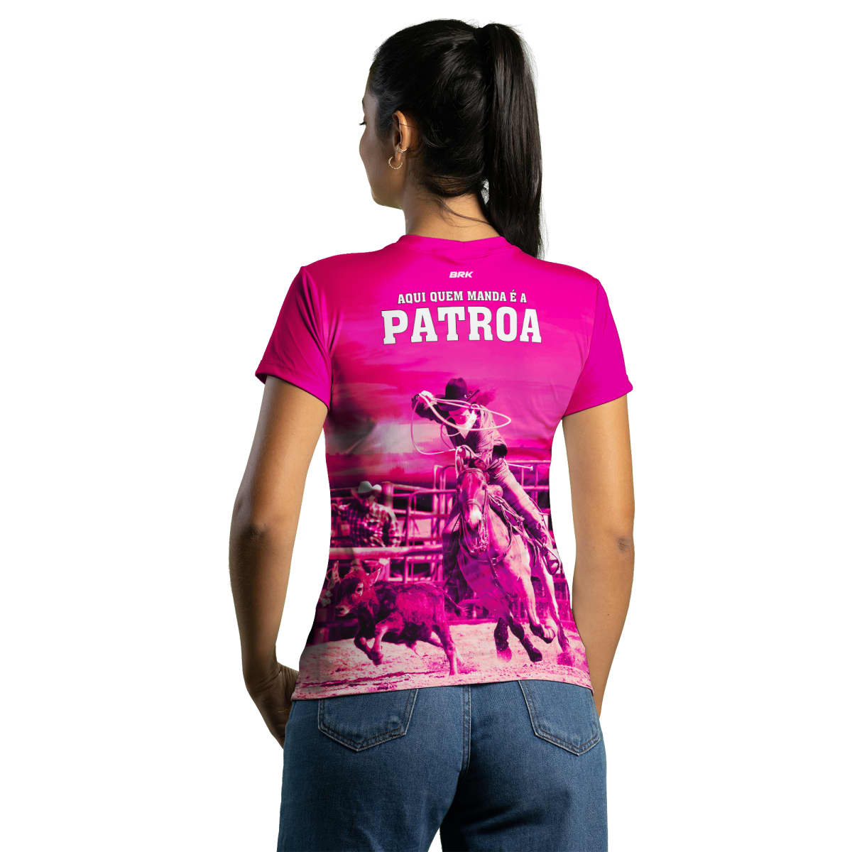 Camiseta Agro Brk Quem Manda é a Patroa com Proteção Solar UV50+ - Brk Agro