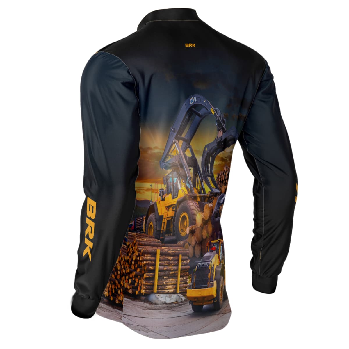 Camisa Agro Brk Trator Florestal com UV50+ - BRK AGRO