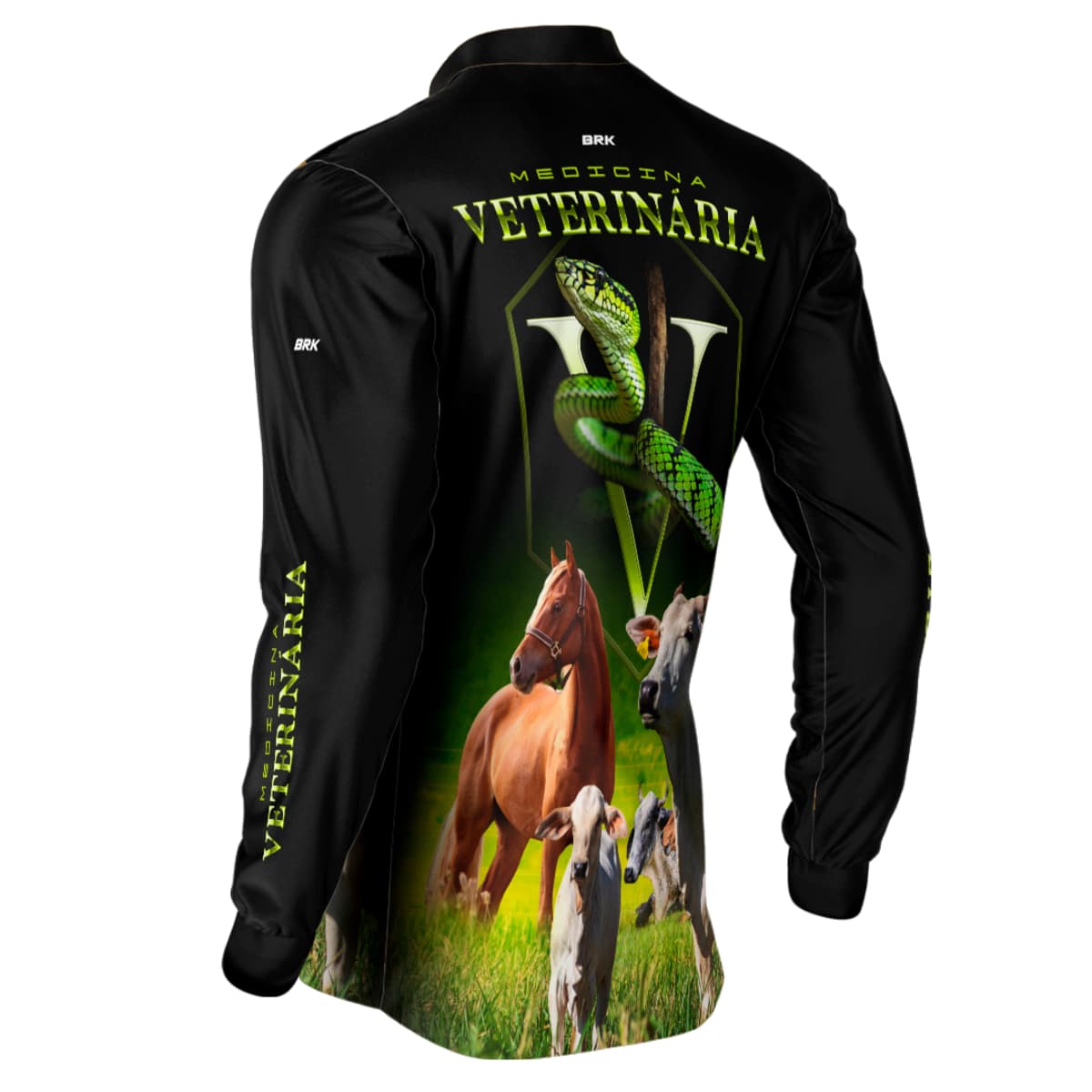 Camisa Agro Brk Medicina Veterinária com Proteção Solar UV50+ - Brk Agro